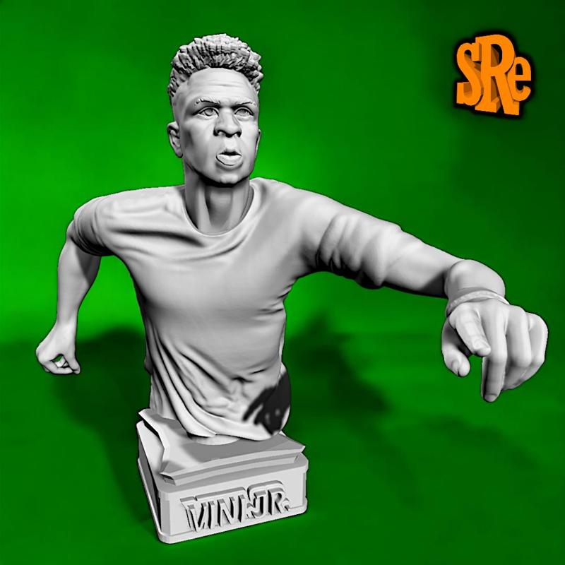 Vinícius Jr Vinícius José Paixão de Oliveira Júnior Vini JR Bust Vinícius José Paixão de Oliveira Júnior Vini JR