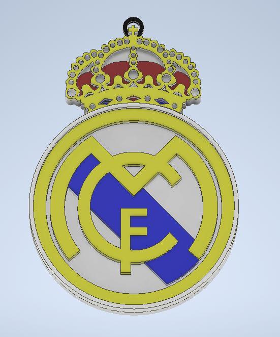 Keychain Inspired by Real Madrid Logo