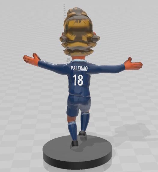 MARTIN PALERMO ARGENTINEAN NATIONAL TEAM CARICATURE