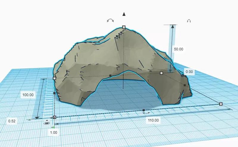 Small terrarium cave