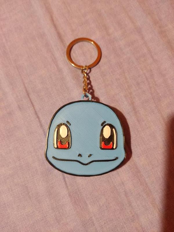 Squirtle Pokemon keychain with SD slot
