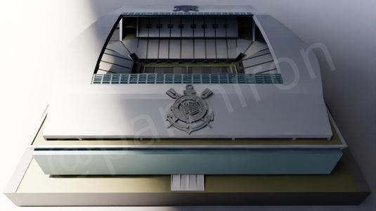 Neo Quimica Arena, Corinthians Stadium (São Paulo, Brazil) - STL 3D Model