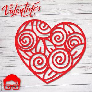 Valentines Day heart ornament gift for your loved one