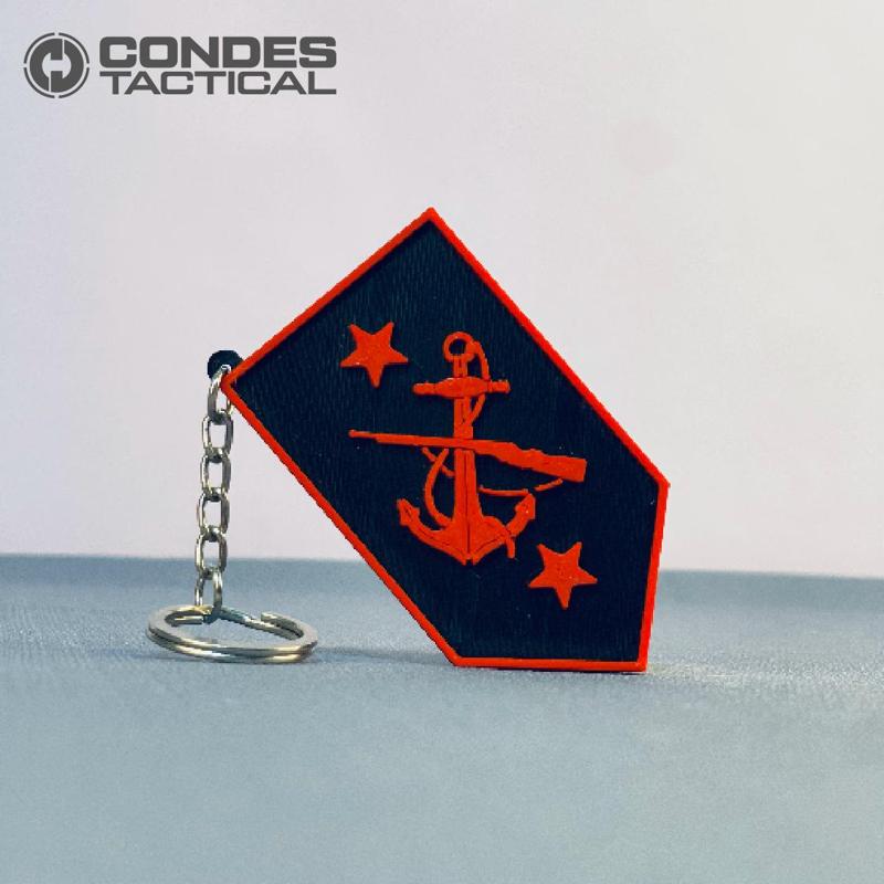 LLAVERO SARGENTO SEGUNDO (KEYCHAIN) - INFANTERÍA DE MARINA COLOMBIA.