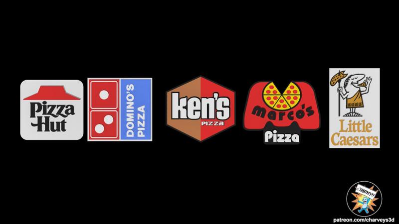 Pizza Restaurant Chain Logos