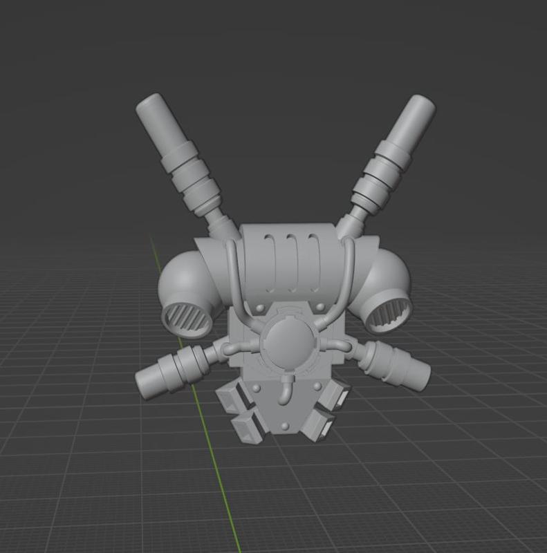 Backpack for Teleporting Silvery Knights