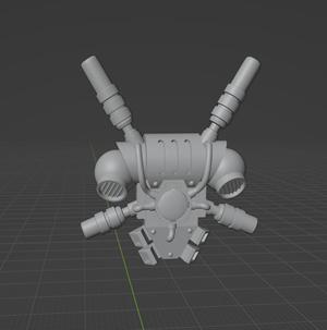 Backpack for Teleporting Silvery Knights