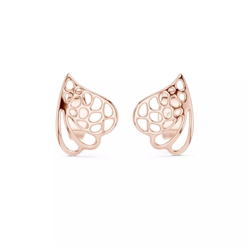 Diamond Studs Earrings 3dm stl renders details 360 animation