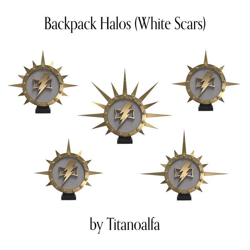 Backpack Halo White Scars