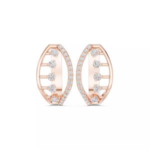 Diamond Hoops Earrings 3dm stl renders animation videos details