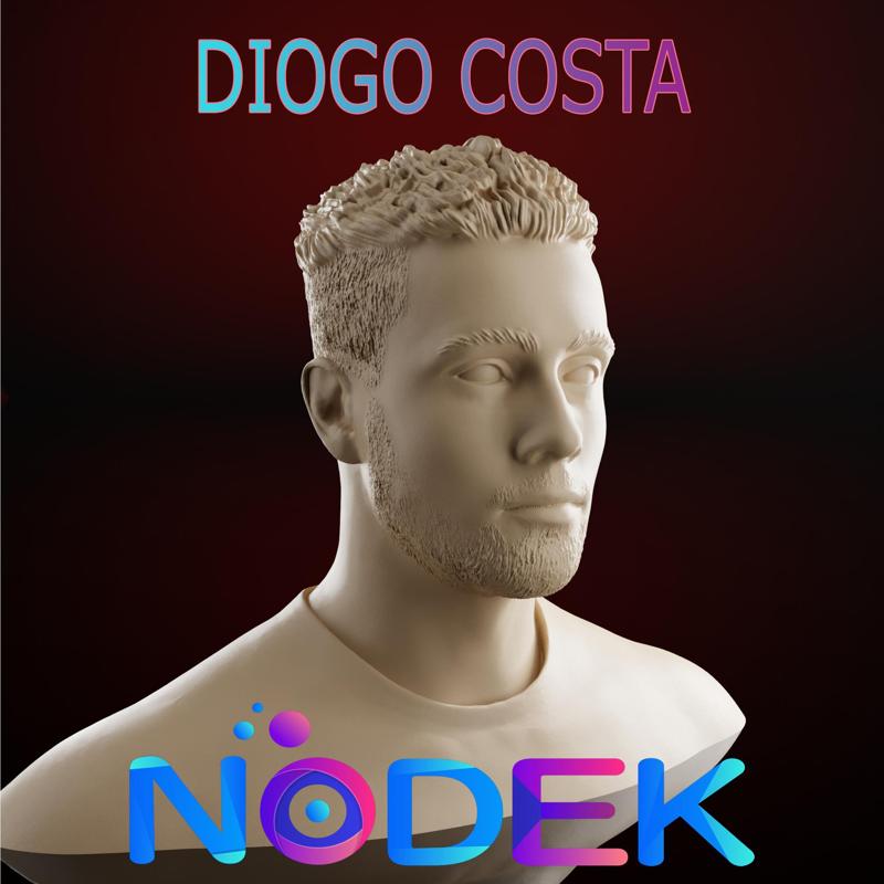 Bust of Diogo Costa - FC Porto's Goal Keeper