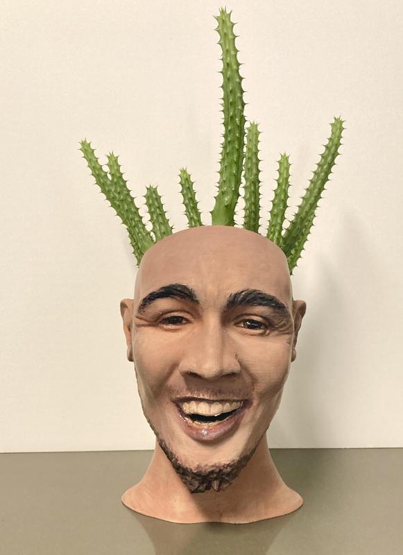 Rasta Dude Flower Pot