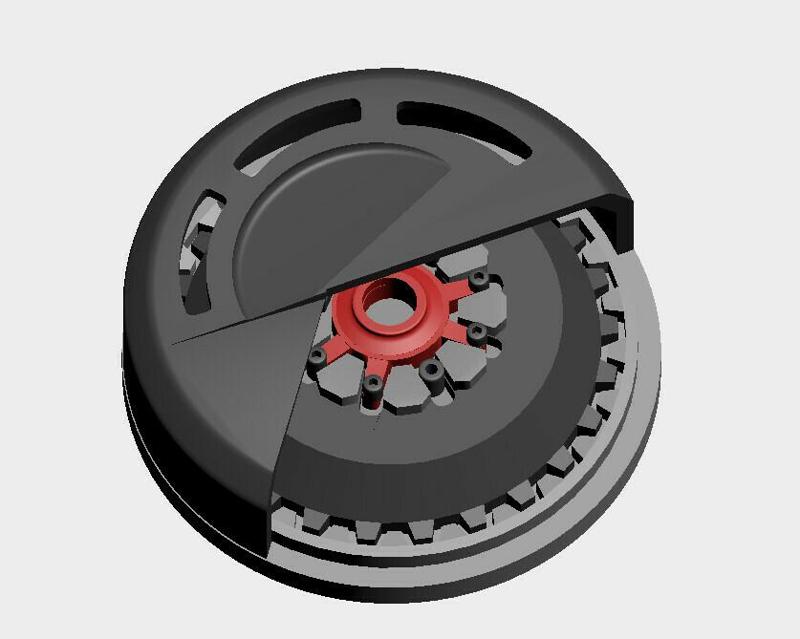 1/12 Tamiya Ducati STM Dry Clutch