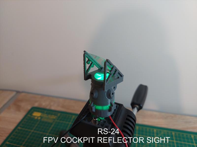 FPV Cockpit Reflector Sight RS-24