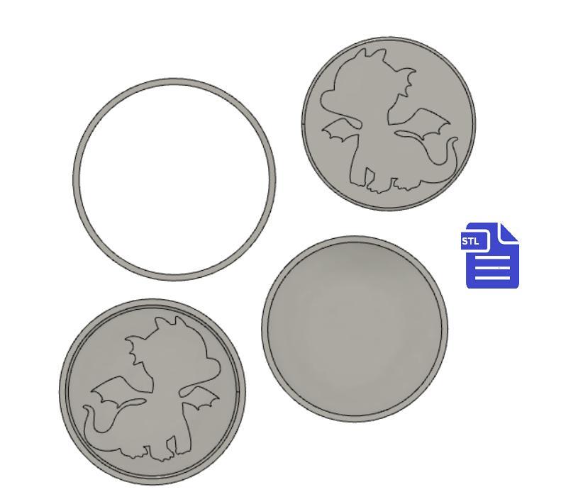 3pc Baby Dragon Bath Bomb Mold