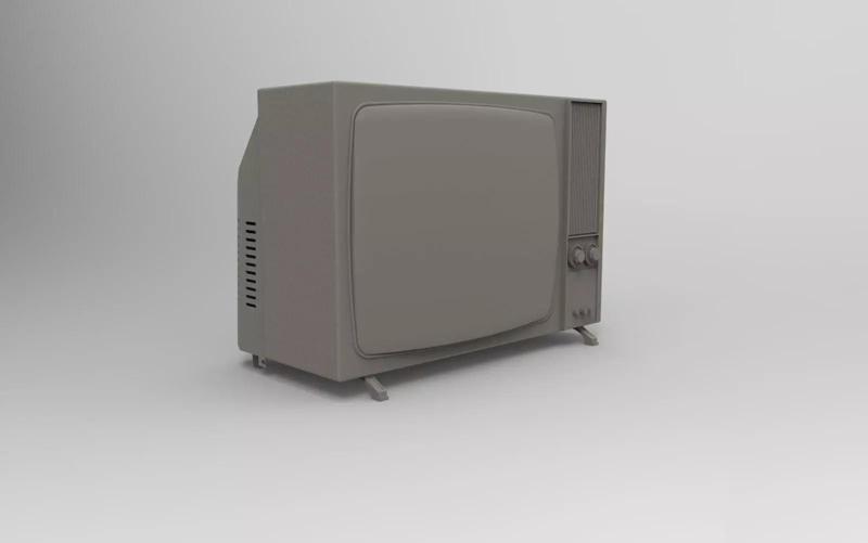 Old Tv 3D Printable