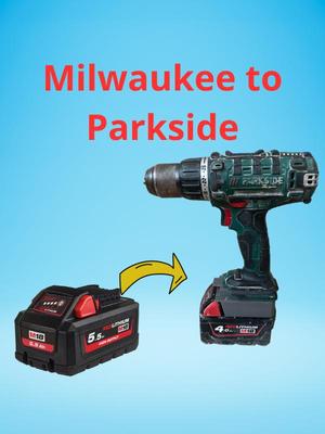 Milwaukee to Parkside x20, Performance adapter perfect match