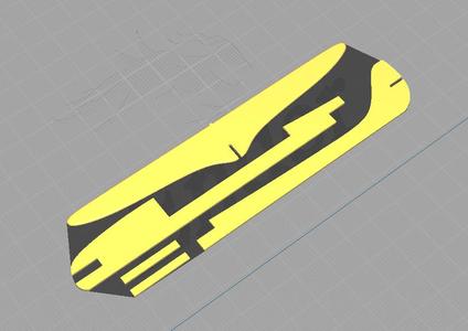 Assemblable airplane for aeromodelism