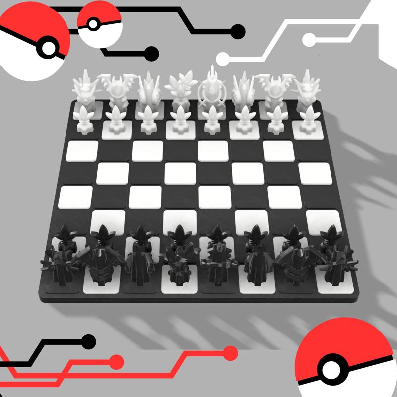 Chess Pokemon Fan Art