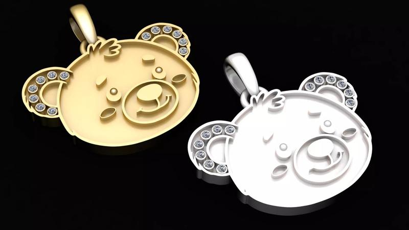 BEAR GOLD PENDANT