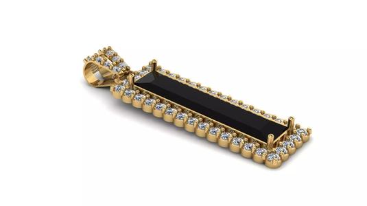 BLUE SAPPHIRE HEART LOCKET SET 3D PRINTABLE MODEL