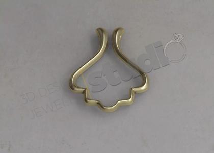 wedding band necklace holderpendant model