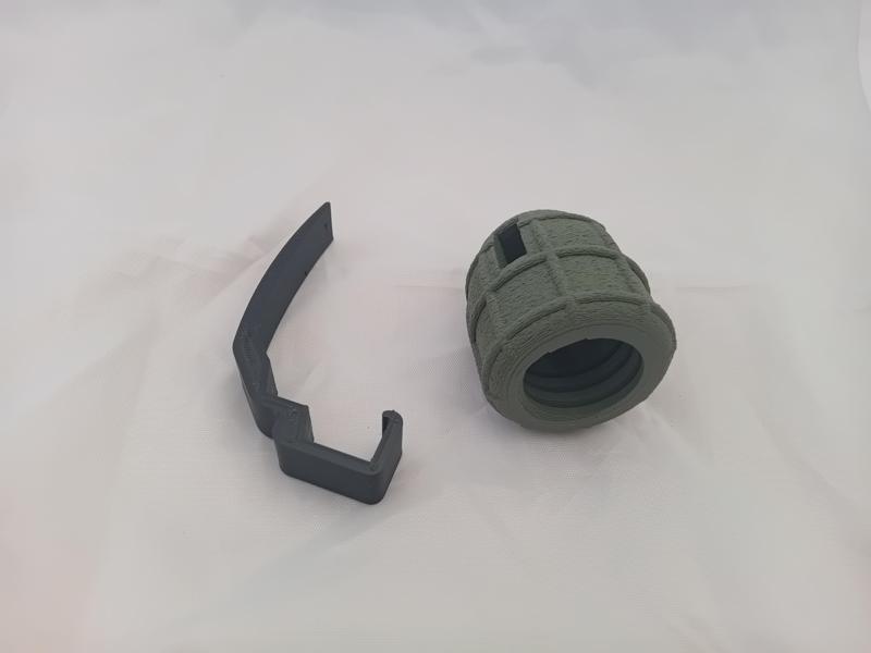 Meteorite Airsoft Impact Cap Grenade HG80 Style Airsoft Grenade Conversion Kit (FUZE NOT INCLUDED)