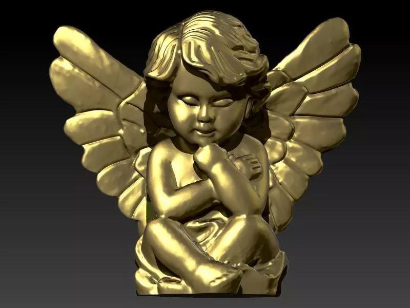 baby angel pendant