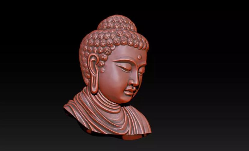 Buddha Head Sculpture Jewelry