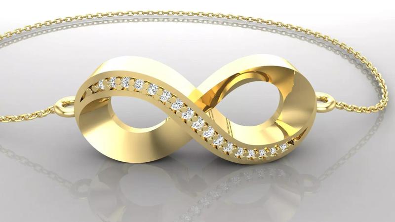 Bracelet B2 The luxury female bracelet with gem