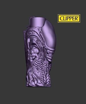 CLIPPER ALIEN GIGER LIGHTER CASE
