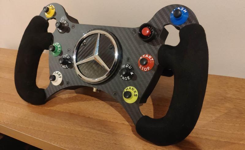 DIY MERCEDES AMG GT3 EASY Steering Wheel