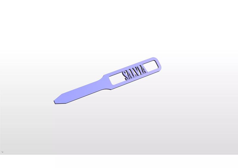 Salvia 3D Garden Marker