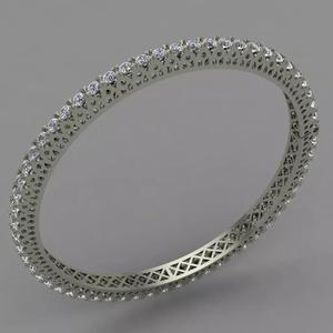 Diamond Bangle 3D Print Model