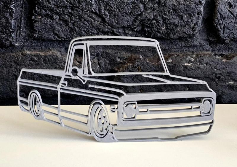 C10  chevy wall art