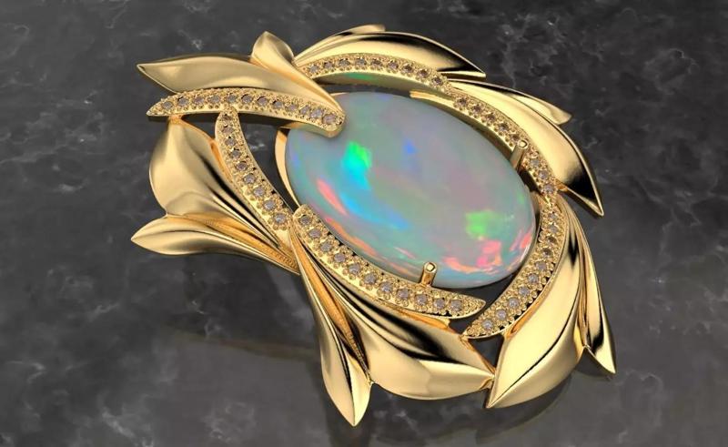 pendant leaves spring