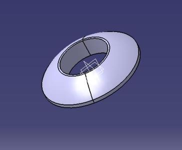 Washer with spherical seat d = 6mm