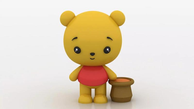 TEDDY BEAR TOY 3D PRINTABLE MODEL