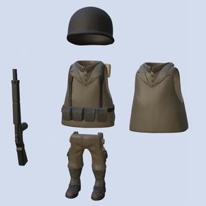 US Army Ranger WW2 for Custom Playmobil