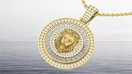 TRP 1002 LION PENDENT