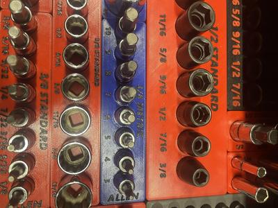 GRIDFINITY HYPERTOUGH 3/8 DRIVE METRIC ALLEN SOCKET ORGANIZER 3 TO 10MM