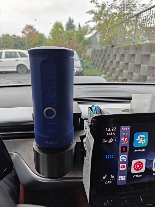 Outin coffee machine holder