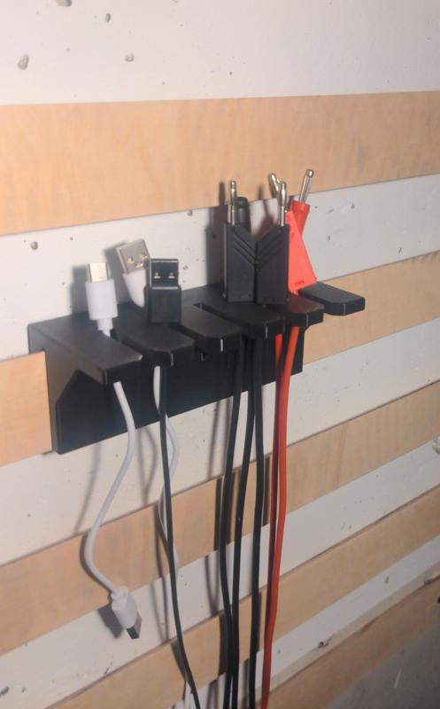 French Cleat Cable Holder - Modular Cable Management for Your Workshop
