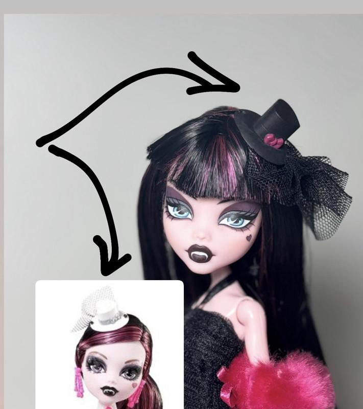 draculaura dawn of the dance hat monster high g1