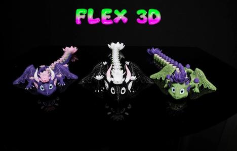 FLEX 3D LOTUS DRAGON (2 VERSIONS - OPEN & CLOSED LOTUS)