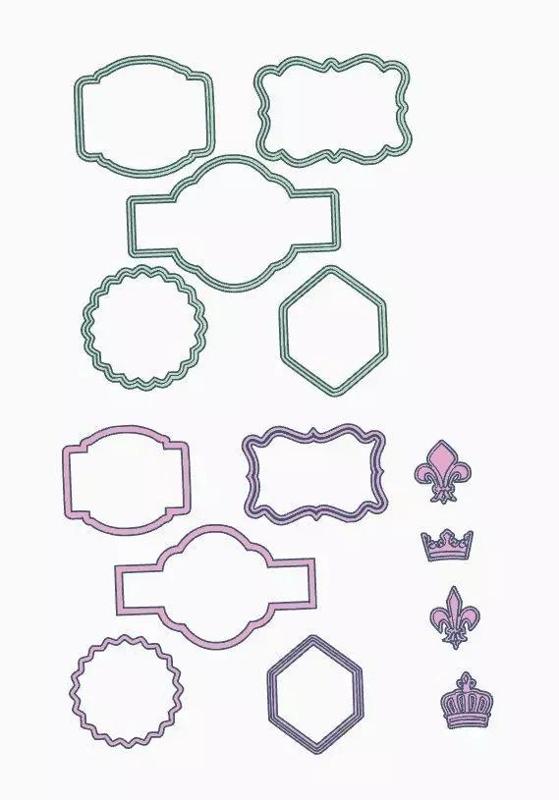 SET CORTANTE  STAMPS MARCO MARCOS BANNERS CARTEL ARCILLA