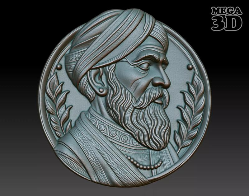 Indian Patriarch basrelief 07 240824