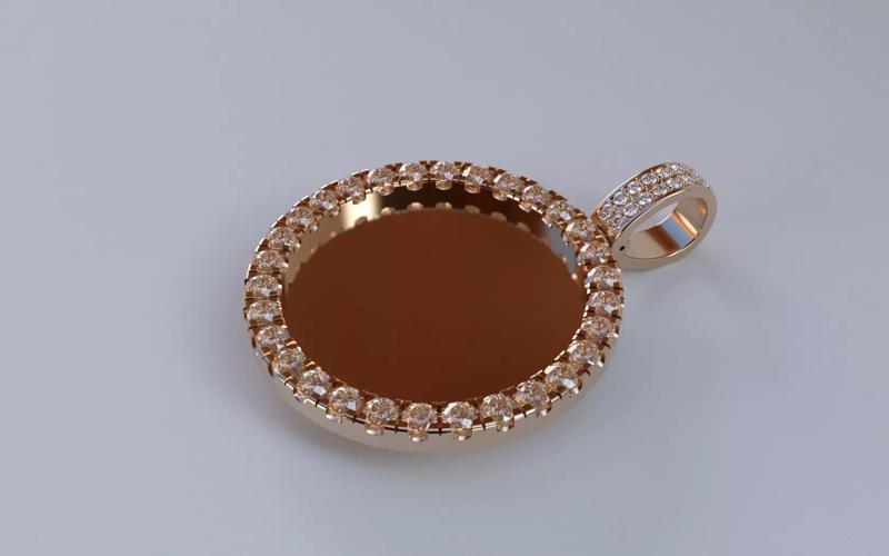 Microprong Picture Pendant - Small