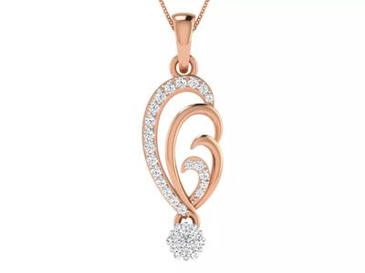 High Jewelry Pendant Earrings Set 3dm stl obj mtl gltf glb