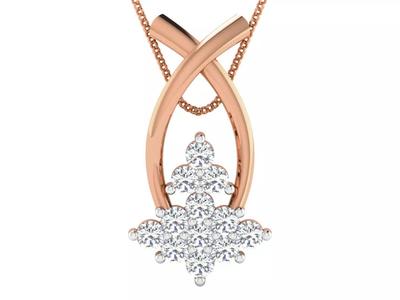 High Jewelry Pendant Earrings Set 3dm stl obj mtl gltf glb